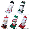 1PC Cute Christmas Toilet Seat Cover Santa Claus Bathroom Mat Xmas Supplies For Home New Year Decoration Bathroom Mat Decor. 