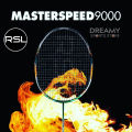 RSL Master Speed 9000 Original Badminton Racket – Lightweight High-Modulus Graphite | With Protective Bag. 