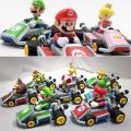 10pcs Super Mario Kart Competition Pull back Cars Toys Luigi Princess Peach Toad Yoshi Donkey Kong Collectible Figures Toy. 