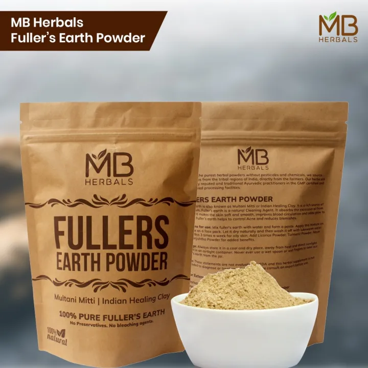 Fullers%20Earth%20Powder%20For%20Skin%20Multani%20Mud%20Mitti%20%20Healing%20Clay%20400%20grams%20-%20Image%202