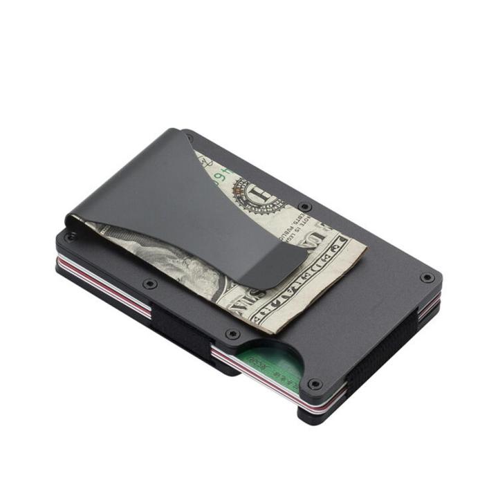 Minimalist Slim Wallet For Men - RFID Blocking Front Pocket Credit Card ...