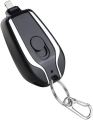 Keychain Portable Charger l Keychain Portable power bank l 1500mAh Mini Power Emergency Pod Key Ring l Ultra-Compact External Fast Charging Power Bank l Portable Emergency Key Chain Power Bank l. 
