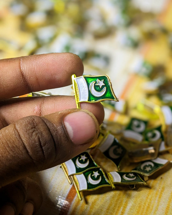 Pakistan Badge ( 6 Pieces) Premium Quality Badge For Pakistani In Very Low Price