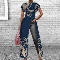 ECHIDNA Club Dress Contrast Color Animal Element High Split Prom Dress. 