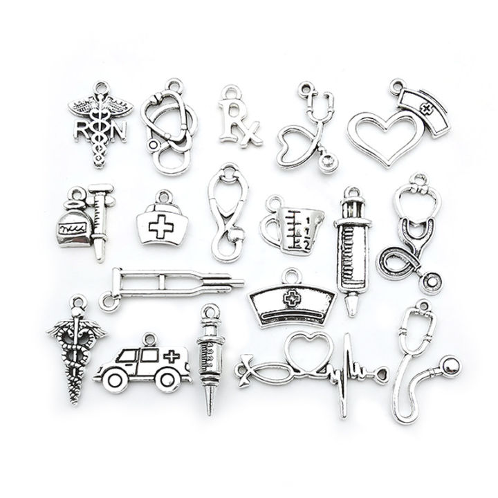 10pcs%20Doctors%20DIY%20Medical%20Signs%20Charm%20Stethoscope%20Nurse%20Hat%20Signs%20For%20Bracelet%20Necklace%20Jewelry%20Key%20Chain%20Ring%20Making%20-%20Image%208