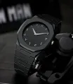 Aura Watch Arabic Original for Men - Luxury Black Watch with Marble Dial - Premium Quality Adjustable Strap Watches - Aura Watch for Boys Kids - The Art of Persuasion Style Fashion Watch - New Aura Watch White and Green - Elegant Men’s Aura Watch with Box. 
