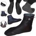 Moza 100% Genuine Leather 'A' Quality Socks Warm Fabric inside for Cold Weather - Hajj & Umrah. 