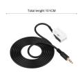Acouto 3.5mm Car AUX Input Adapter Male Audio Cable for Mercedes /Benz W203 C Class. 