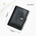 Mini Slim Smart Card Holder with Magnetic Button Lock- Slim Smart Wallet - Smart Wallet With 6 Compartments. 