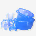 Diamond Transparent Bathroom Set (5 Pieces). 
