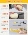 Potato Spiral Cutter Potato Slicer Potato Tornado Slicer Tornado Potato Machine Spiral Twister Potato Chips Slicer Vegetable Cutter Cutting Machine. 