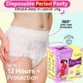 Ezi-Pants Sanitary Pants Ultra Absorbent Protection Up-to 12 hours ( Medium Size ). 