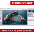 Photoshop 7 Software by Techs Source. 