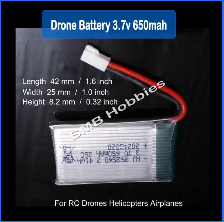 Drone%20Lipo%20Battery%203.7v%20650mAh%20Upgrade%20for%20syma%20x5c%20x5sw%20and%20other%20drone%20/%20quadcopter%20-%20Image%202