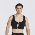 Men Body Shaper Slimming Chest Tops Gynecomastia Underwear Straight Back Vest. 