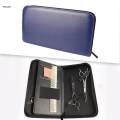 Pouch Scissors Organizer Bag Waterproof Hair Tools Pouch Cases Large Capacity PU Leather Barber Scissors Tool for Make up Specialist. 