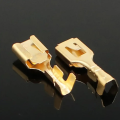 6.3mm Automotive Crimp Terminal Male Female Spade Connector Brass Auto Splice Wire Terminals. 