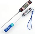 Digital Cooking Thermometer, 5.8 inches Long Stainless Probe Kitchen Food Meat Thermometers with Instant Read Best for Food,. 