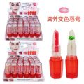 Chanlanya Crystal Flower Jelly Lipstick & Long Lasting Changing Color Lip Makeup. 