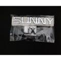Nissan Sunny JX Emblem In Metal 2 Piece. 