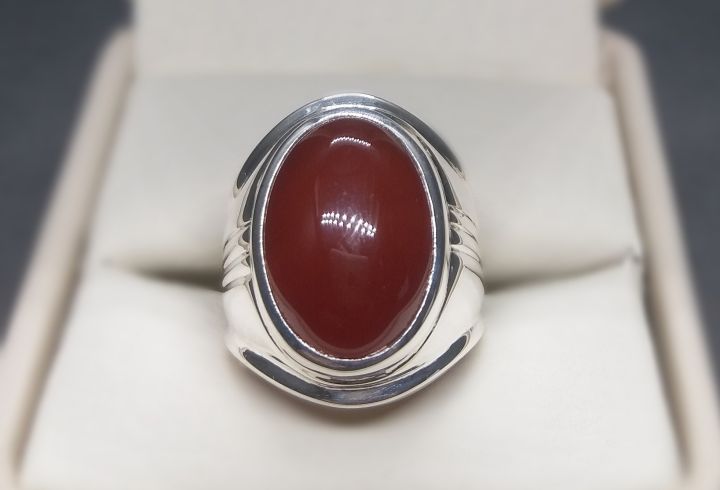 Natural%20Unheated%20Untreated%20Yemeni%20Deep%20Brown%20Aqeeq%20Ring%20Sterling%20Silver%20925%20Handmade%20Ring%20Brown%20Agate%20Ring%20Carnelian%20Ring%20Hakik%20Ring%20Chandi%20Ring%20Akik%20Ring%20Aqiq%20Ring%20Original%20Gemstone%20Ring%20for%20Men%20-%20Image%204
