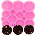 Round Jewellery making Mold for Resin Jewellery - circle Clay jewellery mold or earing mold or pendant mold. 