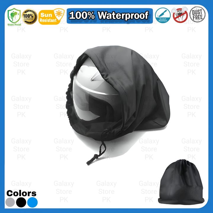 Helmet Cover - Parachute Quality 100% Waterproof Dust Proof ANTI SCRATCH Insect Free Long Life Motorcycle Helmet Cover