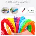 3D Printing Pen Filament 1.75mm PLA Filament Colors Refills Modeling. 