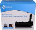 Mcoplus BG-550D Vertical Battery Grip as BG-E8 Replacement for Canon EOS 550D 600D 650D 700D Rebel T2i T3i T4i T5i DSLR Camera, Hold LP-E8 or AA Battery. 