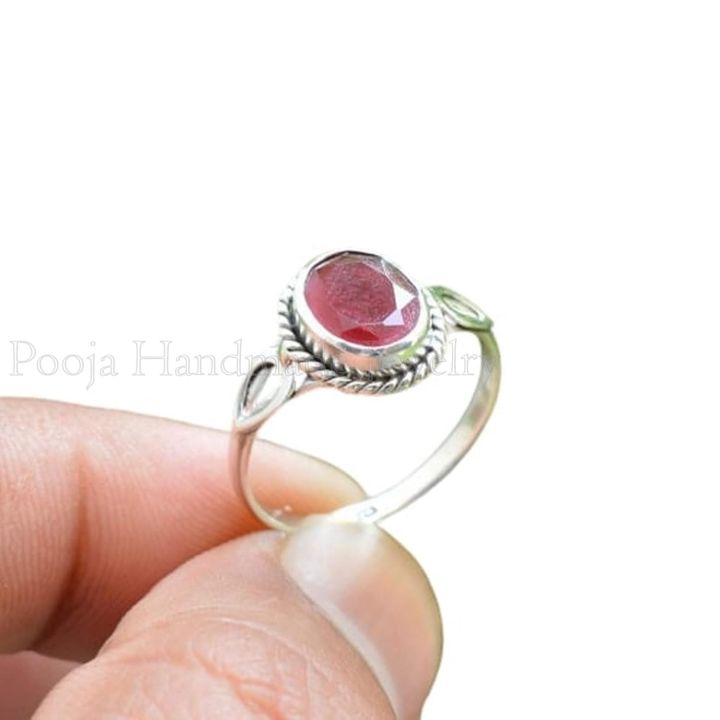, Solid 925 Sterling Silver Ring, Pink Ring, Dainty Silver Ring, Gemstone Ring, Women Ring, Wedding Gift Jewelry, Promise Ring, Statement Ring, All Size Available