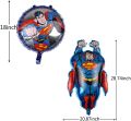 Superman Birthday Decoration Theme for Kids-86Pcs Set. 
