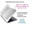Laptop Transparent Matte Vinyl Skin Sticker Cover for All size laptops. 