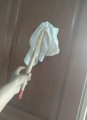 2pcs 17 inch long Wooden Jhatki stick without cloth for use cleaning window /  dusting window door and remove the flying bee wooden stick duster mosquito cleaning tool. 