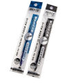 Baoke Gel Ink Pen Refill 0.5 mm 0.7 mm 1.0 mm 3 pieces Big Capacity Ink Cartridge. 
