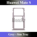 Huawei Mate S SIM Tray Sim Jacket Sim Slot Sim Door For Huawei Mate S - Grey. 