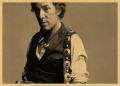 Vintage Bruce Springsteen Retro Rock Band Music Guitar Matte Kraft Paper Antique Wall Sticker Home. 