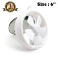 Window Exhaust Fan 6 Inch, 8 inch - Plastic Body - Copper Winding - Double Coil Motor. 