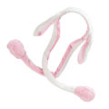 Bunny Ears Headband Moving Cute Warm Plush Airbag Rabbit Funny Gift Movable. 