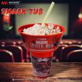 Snack and Drink Cup 2 in 1 with bibet Snacks Holder Cartoon Character Bowl Coke Cups French Fries Container. Snack Container, On-the-Go Snacking. 