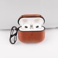 Airpods_3rd generation leather Case with hanging Clip | Protective leather case/cover for airpods 3. 