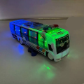 Musical Toy Car Bus With Siren And 5D Light Bus Toy Bus Bump & Go Car Bus For Kids – 368A. 