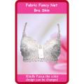 Women Imported Fabric Fancy Net Bra Skin  Undergarments for woman. 