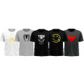 Pack of 5 super hero MARVEL printed premium T-shirts. 
