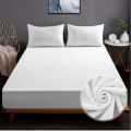 mattress protector sheet waterproof export quality Terry towel  white WT/PR/103. 