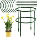 1/2/4Pcs 16/27Cm Plant Support Stand T-shaped Bracket Gardening Stand For Flowers Greenhouse Arrangement Rod Holder Garden Bonsai Tools. 
