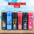 Body Spray Pack of 6 Big Bottle 200ml BigBoss Black | Dundill Blue | One2One Vip | Dundill Red | Darahim | Shahils Freshrite Brand Fragrance Fresh Scent Perfumed Body Spray For Men and Women Value Budget Gifting Birthday Anniversary Unisex Body Spray. 