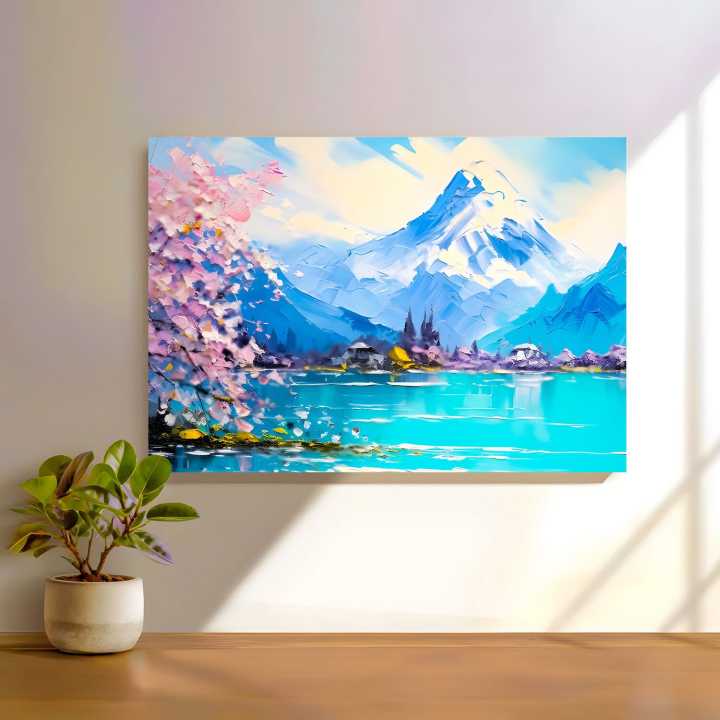 raders is provided by the Nepal Et wall decoration (8 design natural canvas mini size painting x 14 inches)