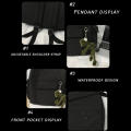 Backpacks Women Korean Style Harajuku Multifunction Travel Large Capacity Backpack Retro Solid Waterproof Bag Students Preppy. 
