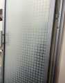 Modern Abstract Geometric Self-Adhesive Privacy Frosted Glass Film for Home Decor. 