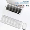 FENIFOX Wireless Keyboard and Mouse - 2.4G USB Receiver Ergonomic Keyboard with Silent Mouse Slim Sleek. 